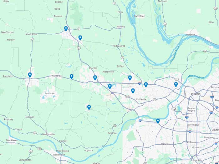 Service Area Map